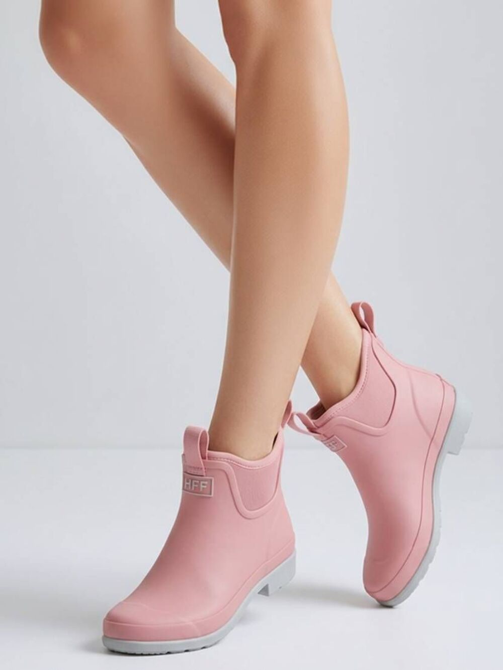 ☔️🩵NIB Pink Waterproof Rubber Rain Boots Youth Size 7